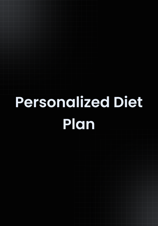 Custom Diet Plan Personalized for You